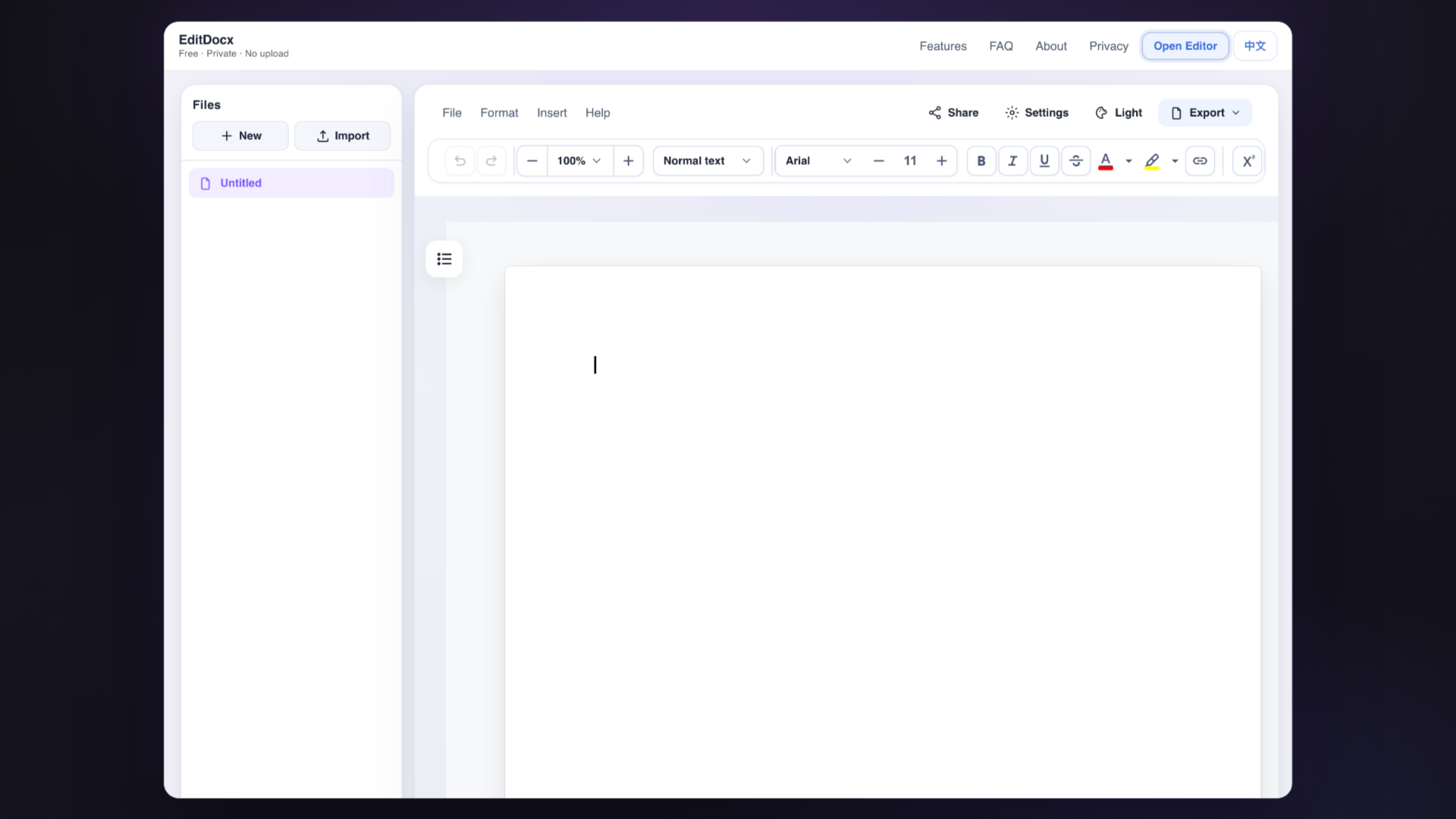 How to Edit a DOCX Online (No Account, No Upload)